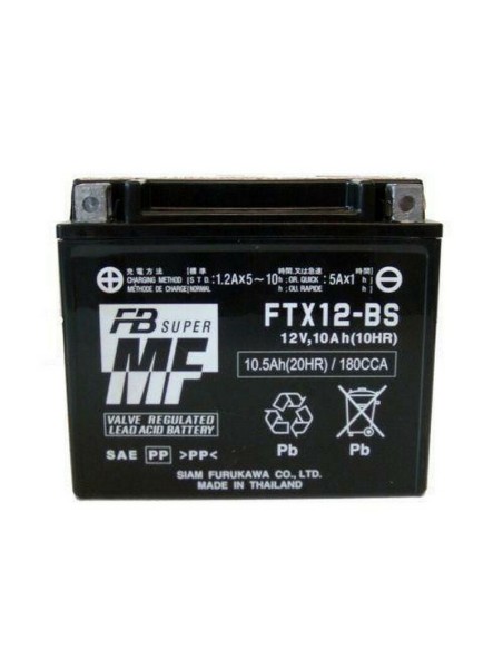 Batería Furukawa Sin Mantenimiento FTX12-BS