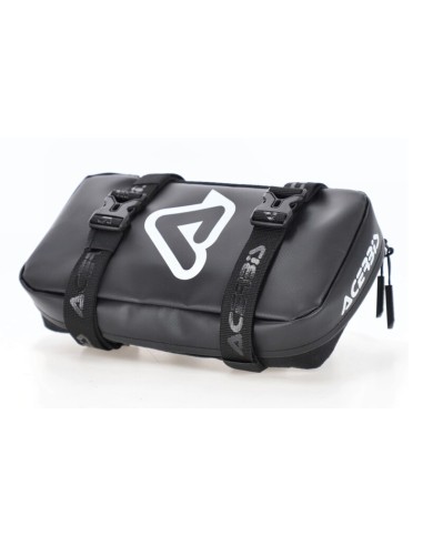 Bolsa Guardabarros Delantero Acerbis Logo Negro/Blanco