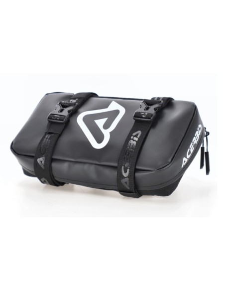 Bolsa Guardabarros Delantero Acerbis Logo Negro/Blanco