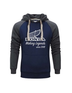 Sudadera con Capucha Honda Legend Maker Gris
