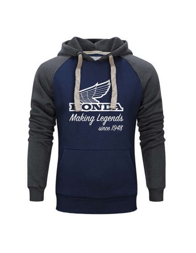 Sudadera con Capucha Honda Legend Maker Gris