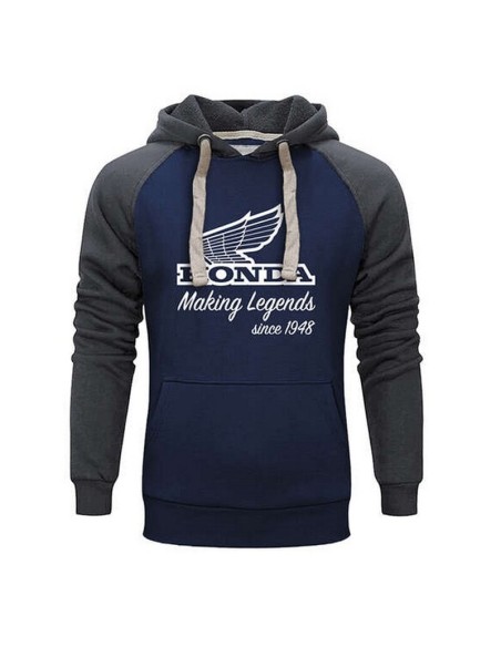 Sudadera con Capucha Honda Legend Maker Gris