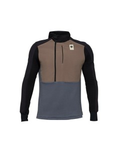 Sudadera con Capucha y Cremallera Marrón