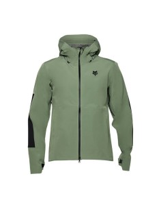 Chaqueta Impermeable Fox Defend 3L Verde