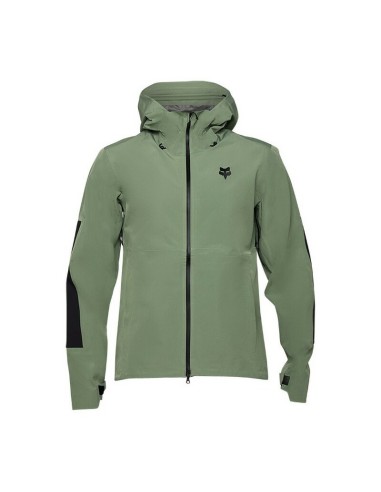Chaqueta Impermeable Fox Defend 3L Verde