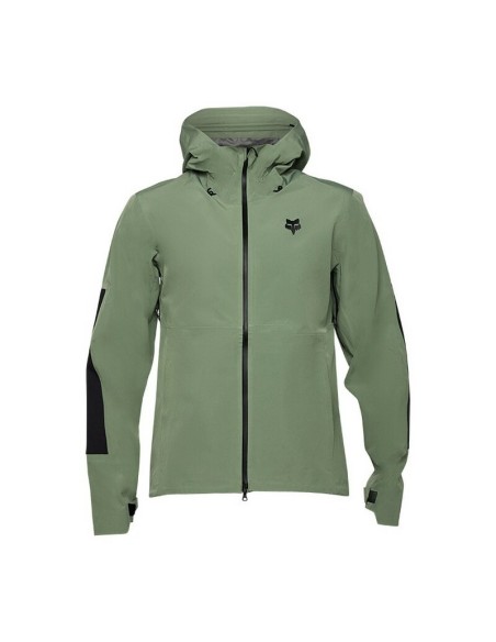 Chaqueta Impermeable Fox Defend 3L Verde