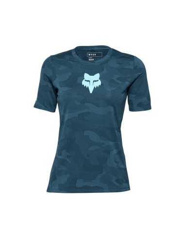 Jersey Manga Corta Mujer Fox Ranger Tru Dri Azul