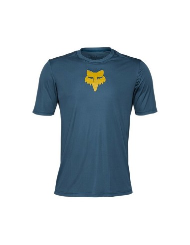 Jersey Manga Corta Fox Ranger Lab Head Azul