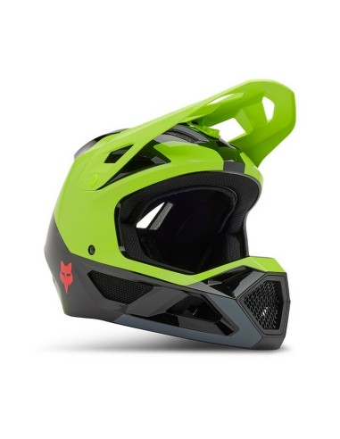 Casco Fox Rampage Barge Amarillo Fluor