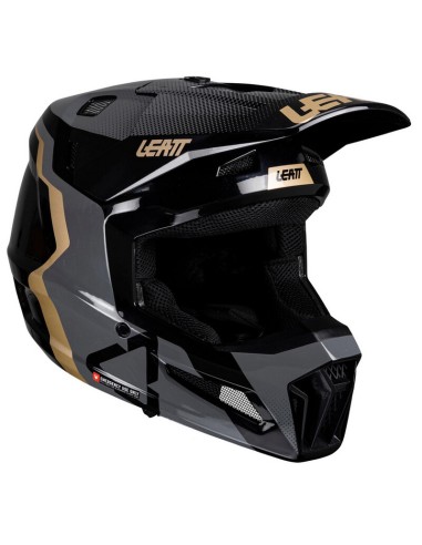 Casco Infantil con Gafas Leatt 3.5 Negro