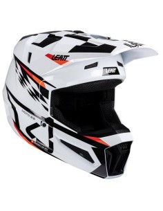 Casco Infantil con Gafas Leatt 3.5 Blanco