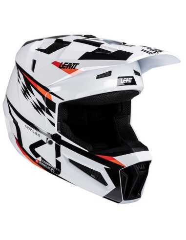 Casco Infantil con Gafas Leatt 3.5 Blanco