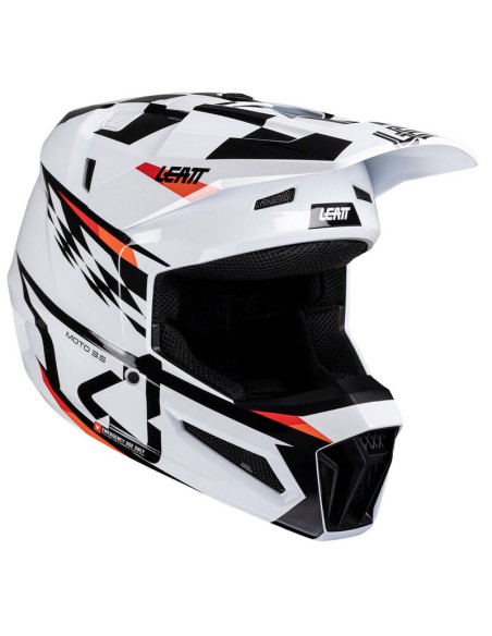 Casco Infantil con Gafas Leatt 3.5 Blanco