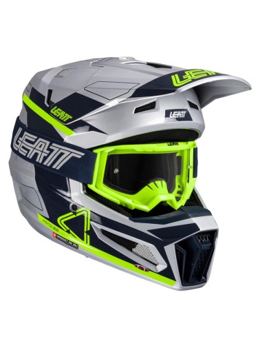 Casco con Gafas Leatt 3.5 Acero