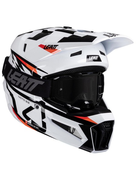 Casco con Gafas Leatt 3.5 Blanco