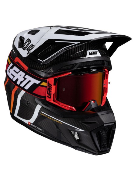 Casco con Gafas Leatt 9.5 Blanco