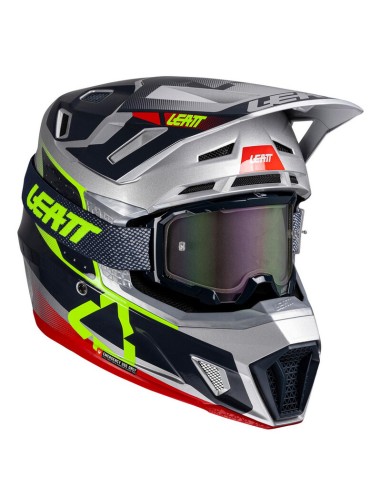 Casco con Gafas Leatt 7.5 Acero