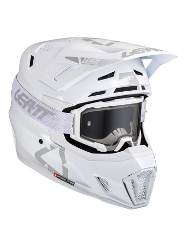 Casco con Gafas Leatt 7.5 Blanco