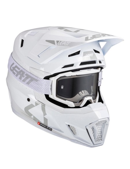 Casco con Gafas Leatt 7.5 Blanco