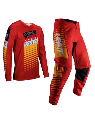 Kit Jersey y Pantalón Leatt Moto 3.5 Rojo