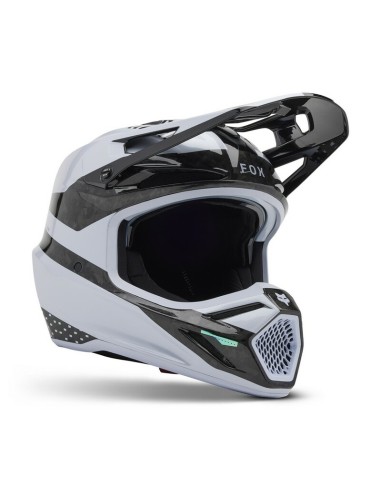 Casco Fox V3 RS 50th Anniversary LE Blanco