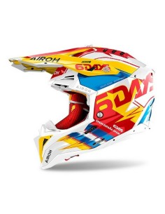Casco Airoh Aviator 3 Six Days Spain 2024 Amarillo