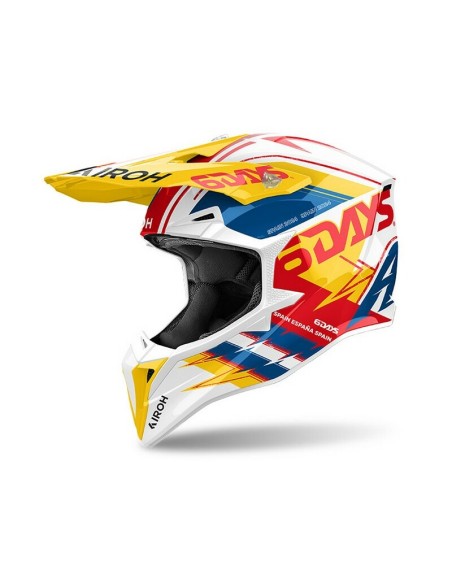 Casco Airoh Wraap Six Days Spain 2024 Amarillo