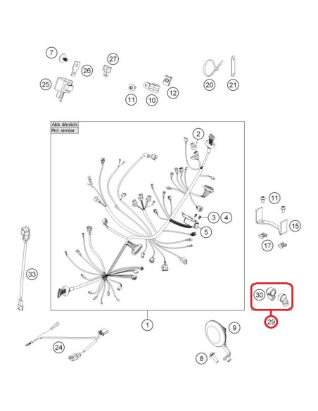 Interruptor de Cambio de Mapa KTM SX-F 250 2015