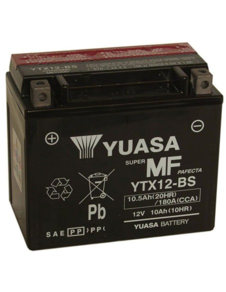 Batería Sin Mantenimiento Yuasa YTX12-BS