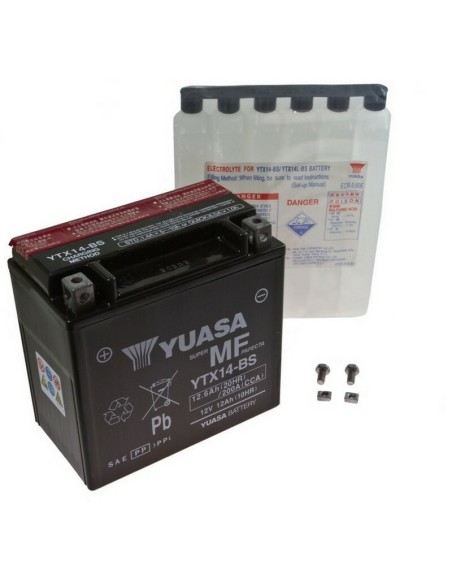 Batería Sin Mantenimiento Yuasa YTX14-BS