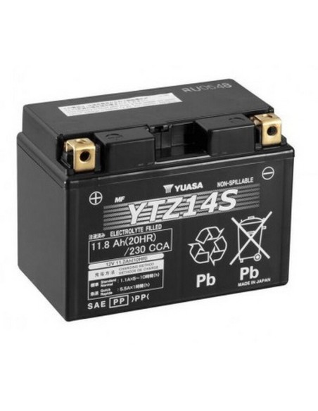 Batería Sin Mantenimiento Yuasa Wet YTZ14S