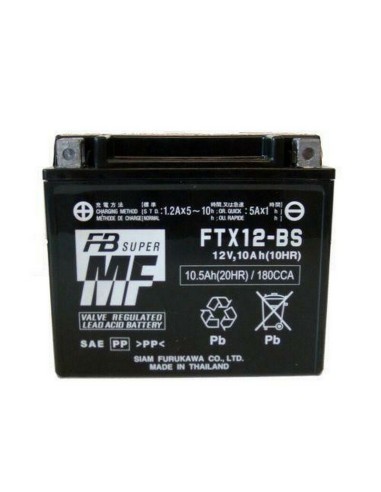 Batería Furukawa Sin Mantenimiento FTX12-BS