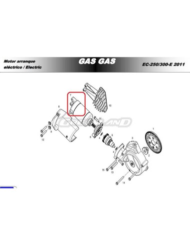 Motor de Arranque Gas Gas