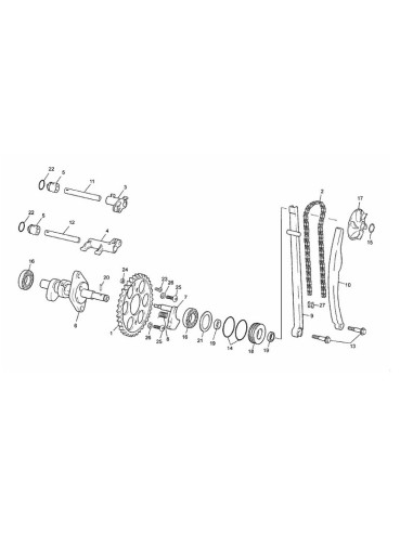 Piñón Árbol de Levas Sherco SE 450 05-10