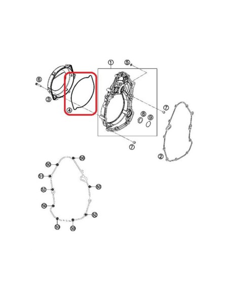 Junta Tapa Embrague Husaberg FE 570