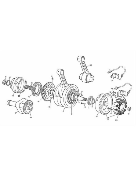 Cigüeñal Sherco SE 450 05-08
