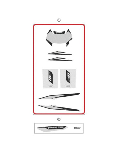 Kit Adhesivos Husaberg FE 250-501 2013 TE 125-300 2013