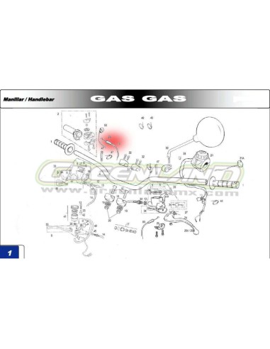 Guardapolvo Puño Gas Gas Trial