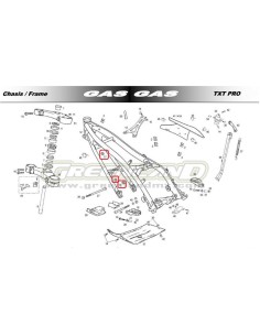 Gomas Radiador a Chasis (be25632003)