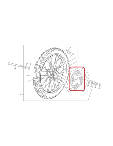 Disco Freno Delantero 270 mm Sherco End 2012