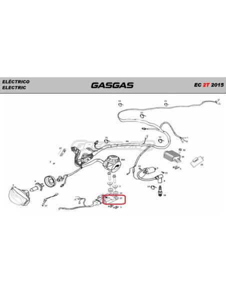 Conjunto CDI Gas Gas EC 250/300 2015