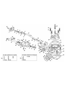 Junta Cilindro Sherco END 300 2T 0.3 mm