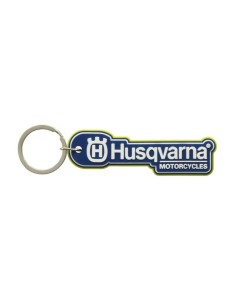 Llavero de Goma Husqvarna Azul
