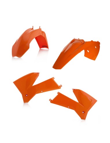 Kit Plásticos Acerbis KTM EXC 125/200/250/300 05-07 EXC-F 250/400 05-07 Naranja