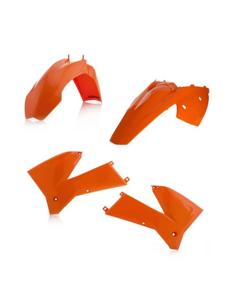 Kit Plásticos Acerbis KTM EXC 125/200/250/300 05-07 EXC-F 250/400 05-07 Naranja