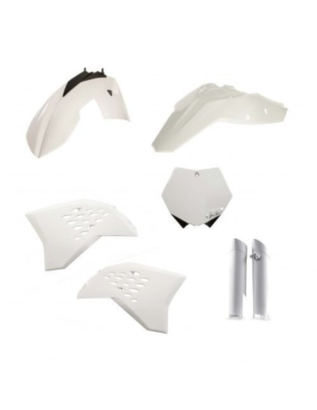 Full Kit Plásticos Acerbis KTM SX/SXF 07-10 Blanco