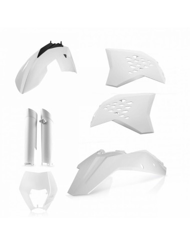 Full Kit Plásticos Acerbis KTM EXC-F 08-11 Blanco