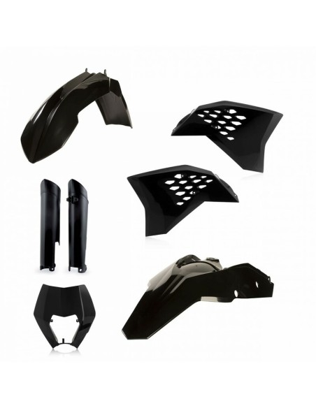 Full Kit Plásticos Acerbis KTM EXC/EXC-F 08-11 Negro
