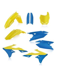 Full Kit Plásticos Acerbis Suzuki RMZ 250 19-25 RMZ 450 18-25 Azul/Amarillo