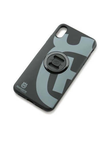 Funda para Smartphone Husqvarna iPhone XR Negro/Gris